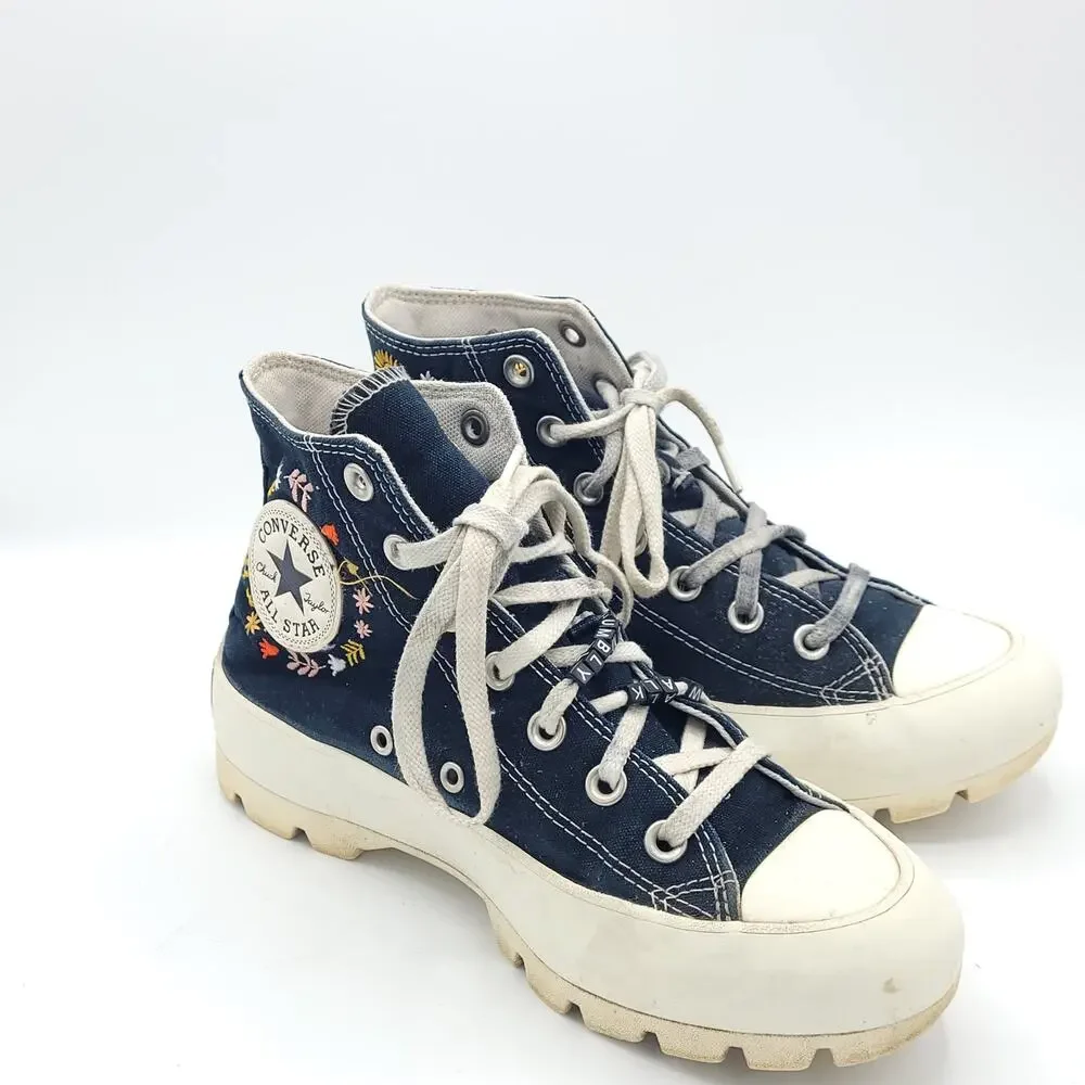 Converse graphic ankle